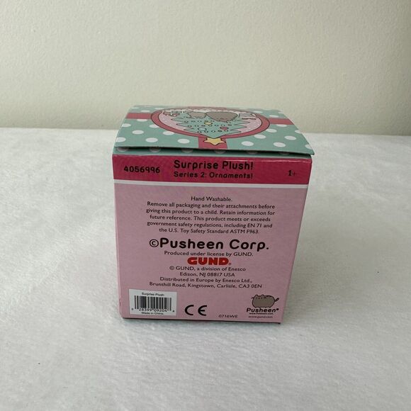RARE Pusheen Series 2 Surprise Plush Holiday Christmas Ornament Unopened Gund - Picture 6 of 7